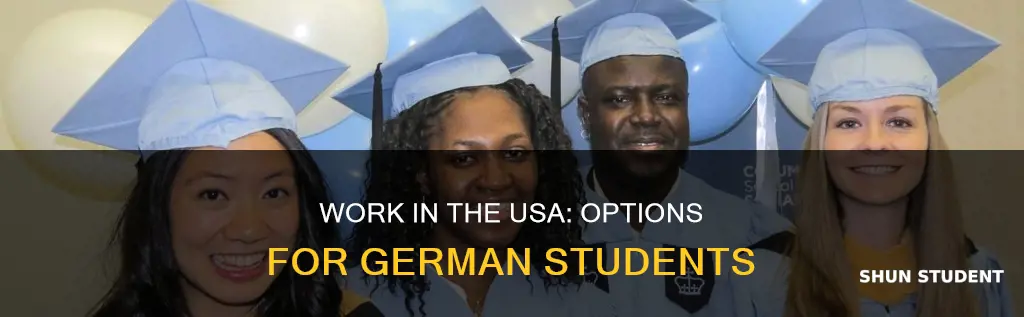 can international students from germany work in usa