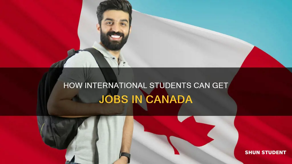 can international students get a job in canada