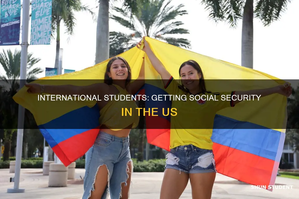can international students get a socai security