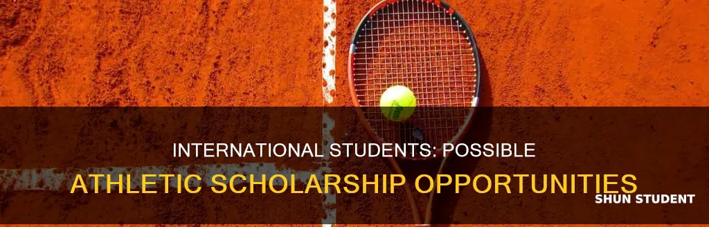 can international students get athletic scholarships