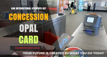 International Students: Accessing Concession Opal Cards