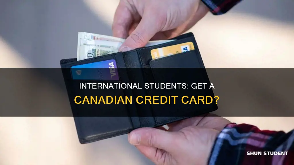 can international students get credit card in canada