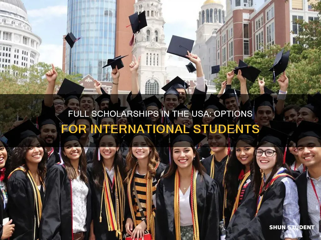 can international students get full scholarships in usa