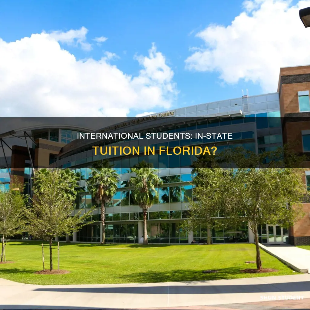 can international students get in state tuition in florida