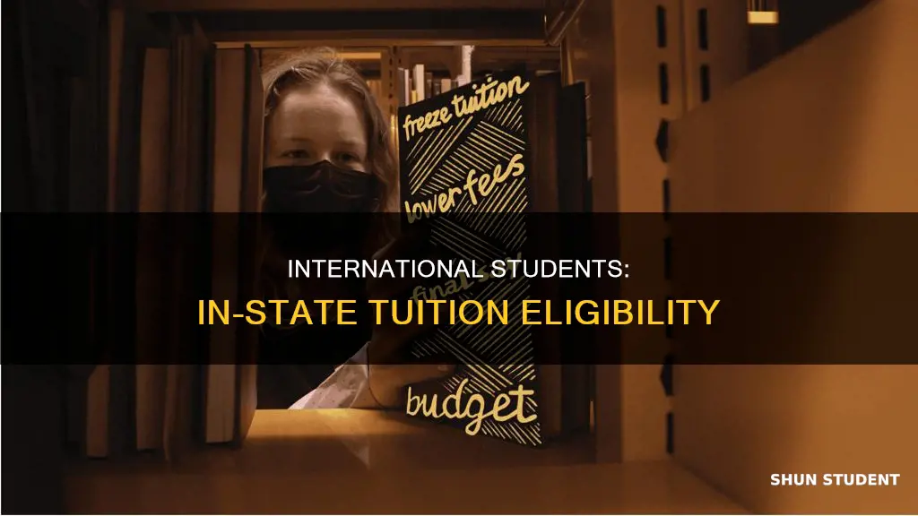 can international students get in state tuition