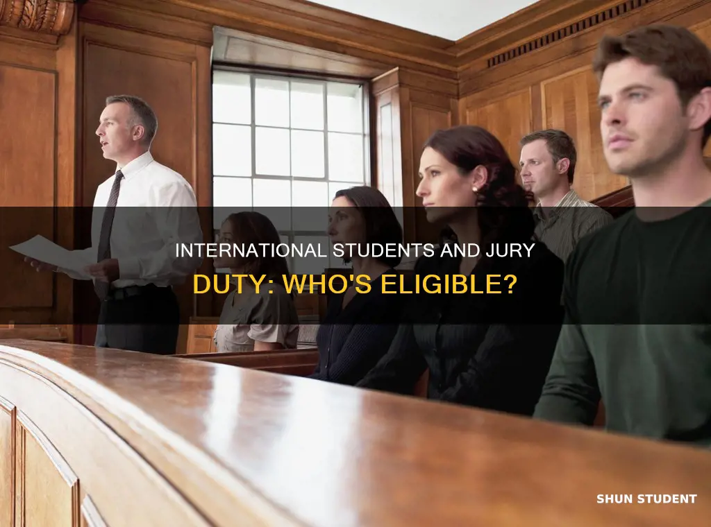 can international students get jury duty