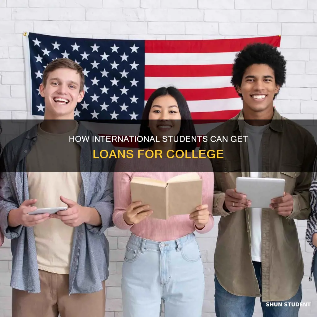 can international students get loan