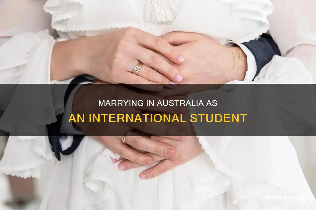 can international students get married in australia