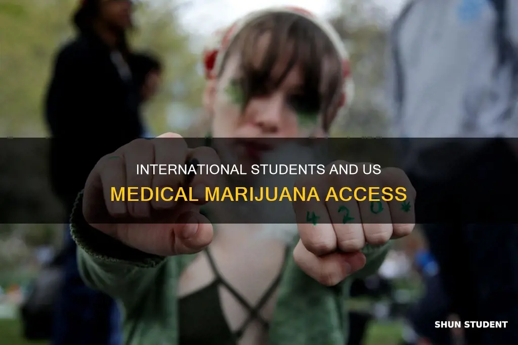 can international students get medical marjuana licens in usa