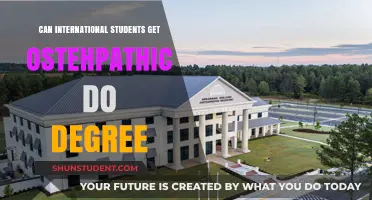 Osteopathic DO Degree: International Students' Eligibility