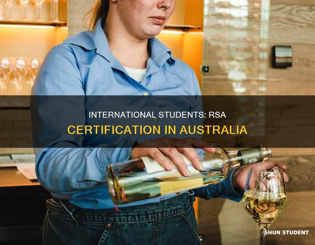 can international students get rsa in australia