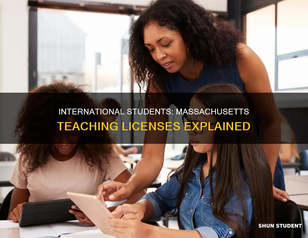 can international students get teacher