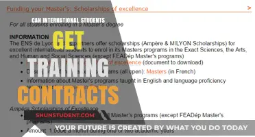 Training Contracts: International Students' Eligibility