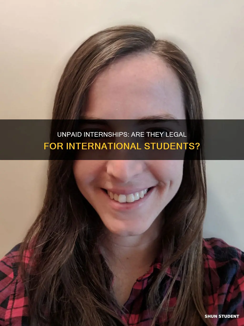 can international students get unpaid internship