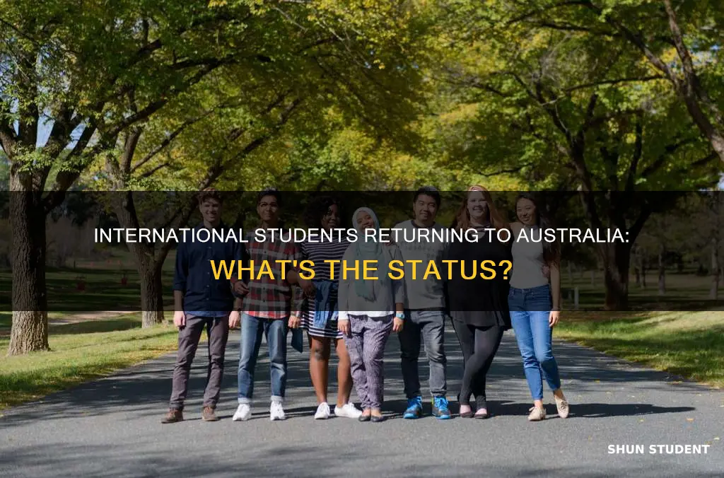 can international students go back to australia