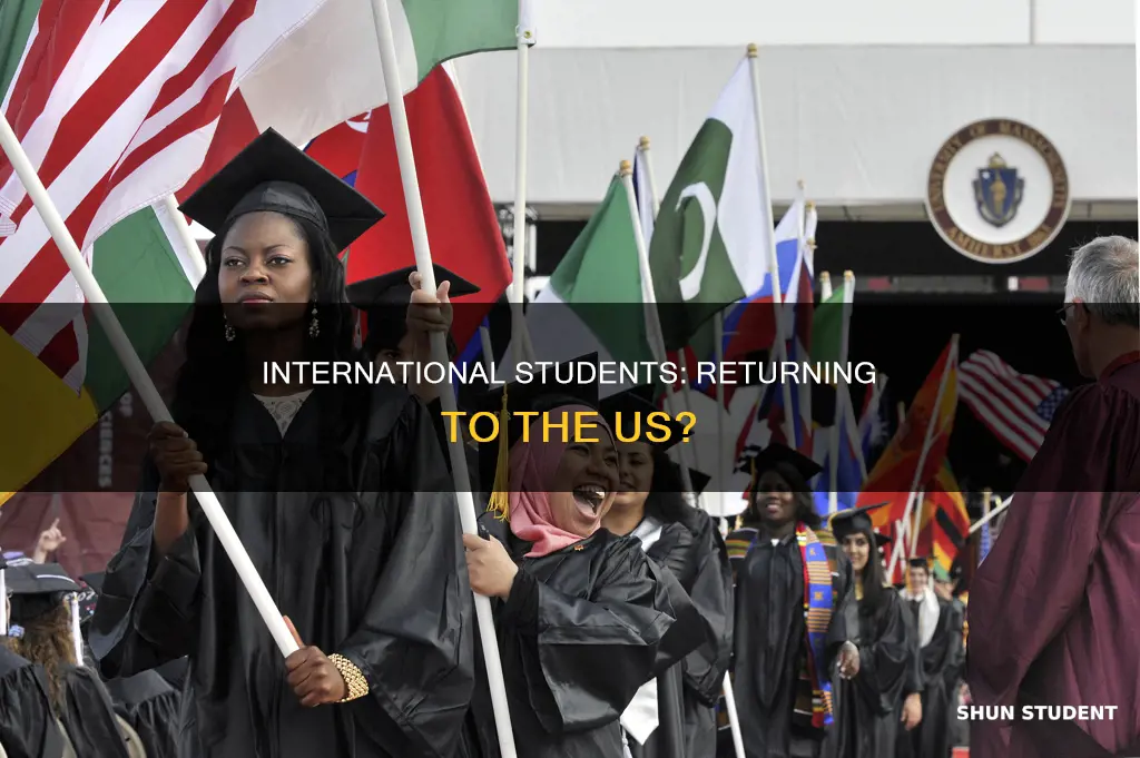 can international students go back to us