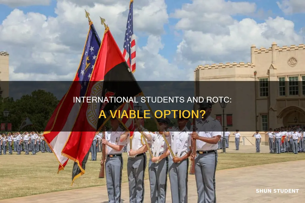 can international students go into rotc