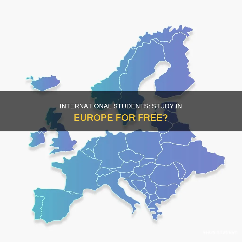 can international students go to college in europe for free