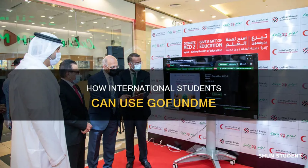 can international students gofundme