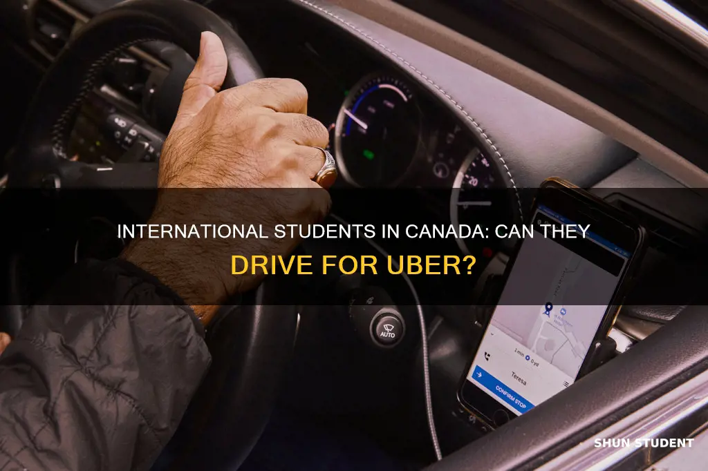 can international students in canada drive uber