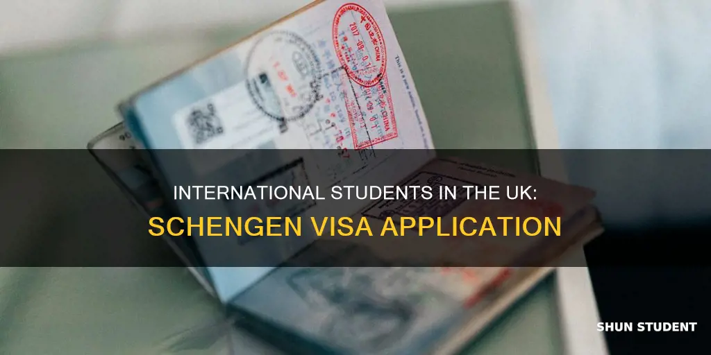can international students in uk apply for schengen visa