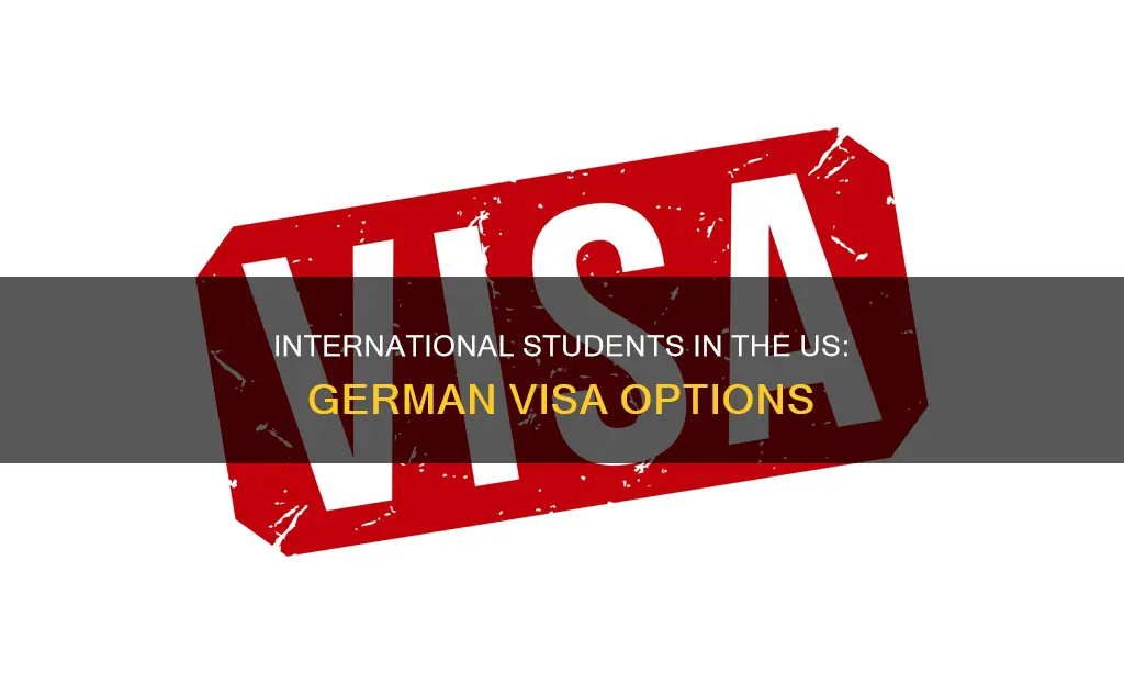 can international students in us apply for german student visa