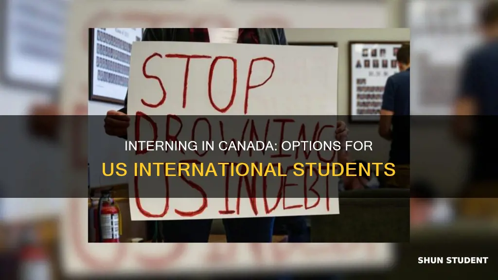 can international students in us intern in canada