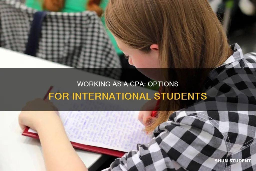 can international students in usa work as cpa