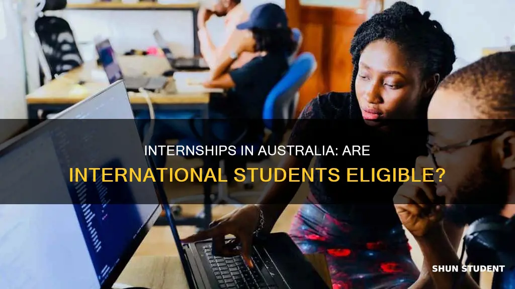 can international students intern in australia