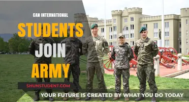 Joining the Army as an International Student