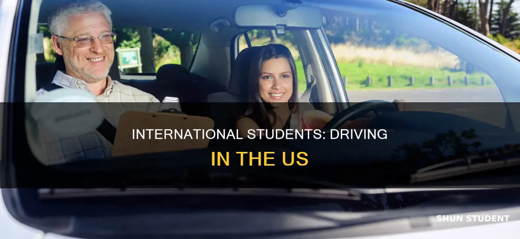 can international students learn to drive in america