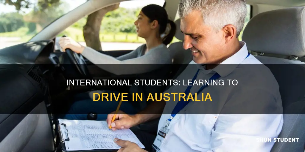 can international students learn to drive in australia