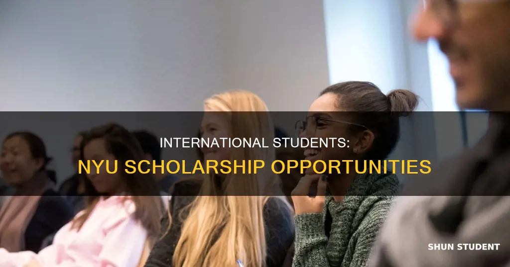 can international students nyu get scholarships