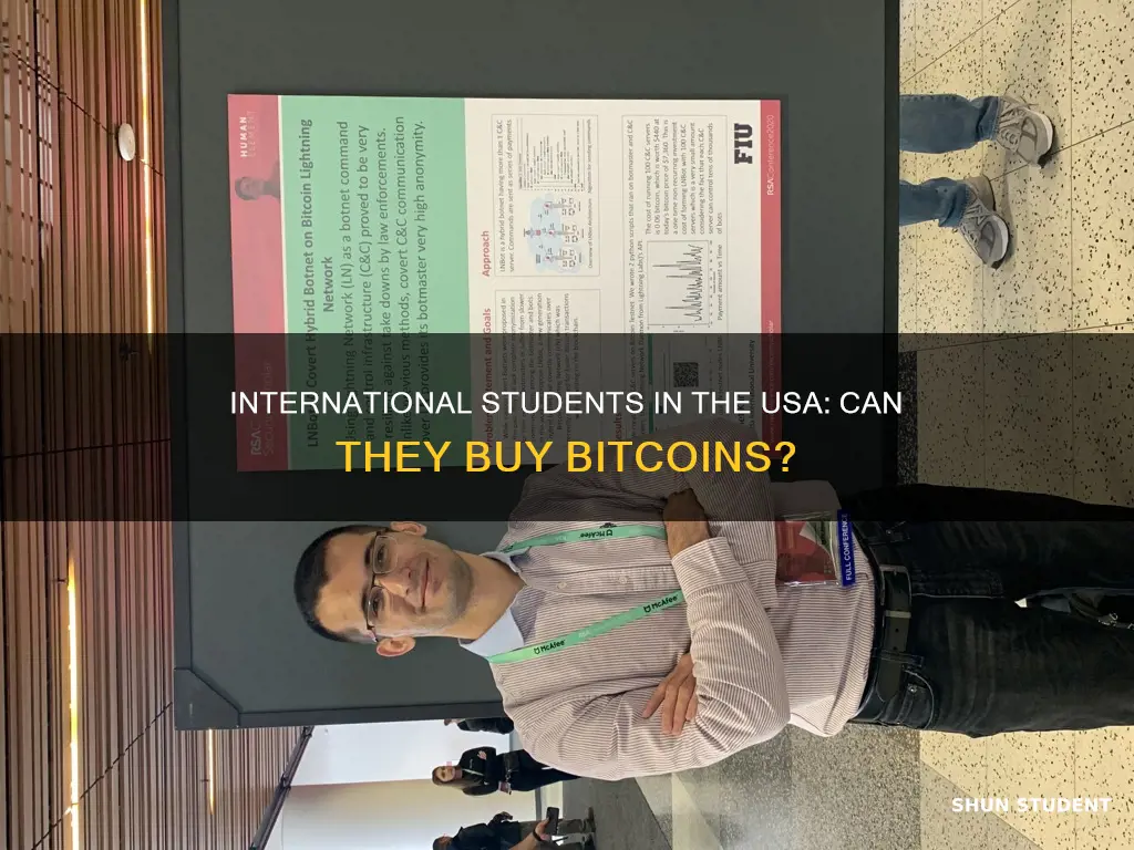 can international students on f1 buy bitcoins in usa