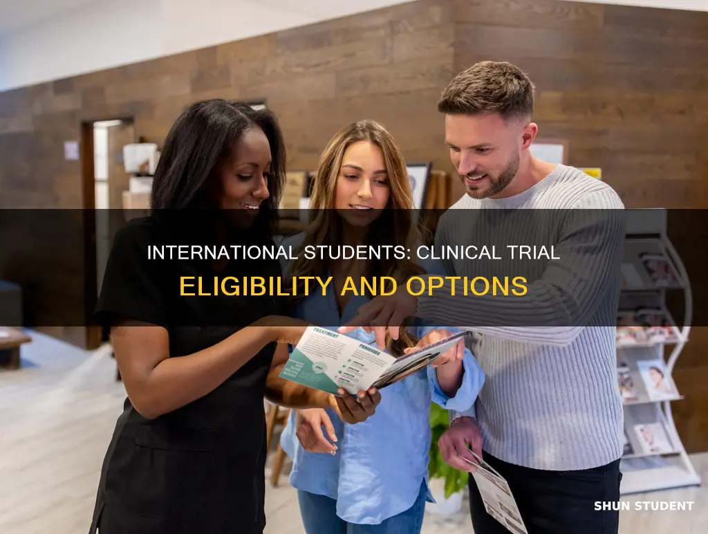 can international students participate in clinical trials