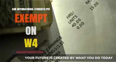 Understanding W-4 Exemptions for International Students