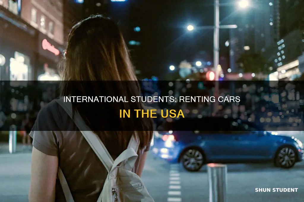 can international students rent a car in the usa