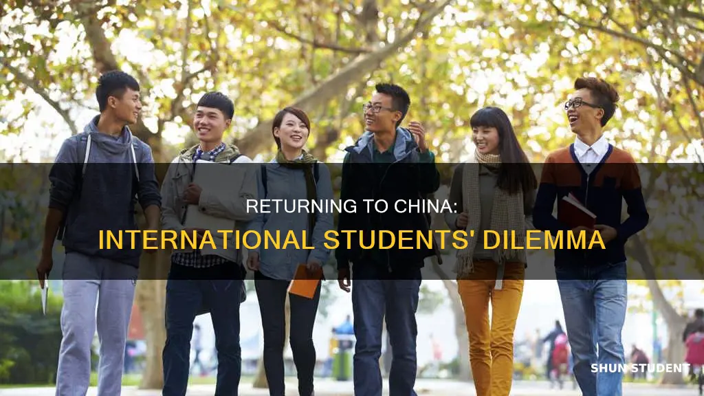 can international students return to china