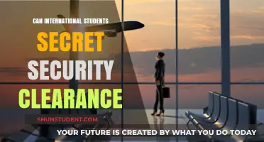 International Students: Can They Get Security Clearance?