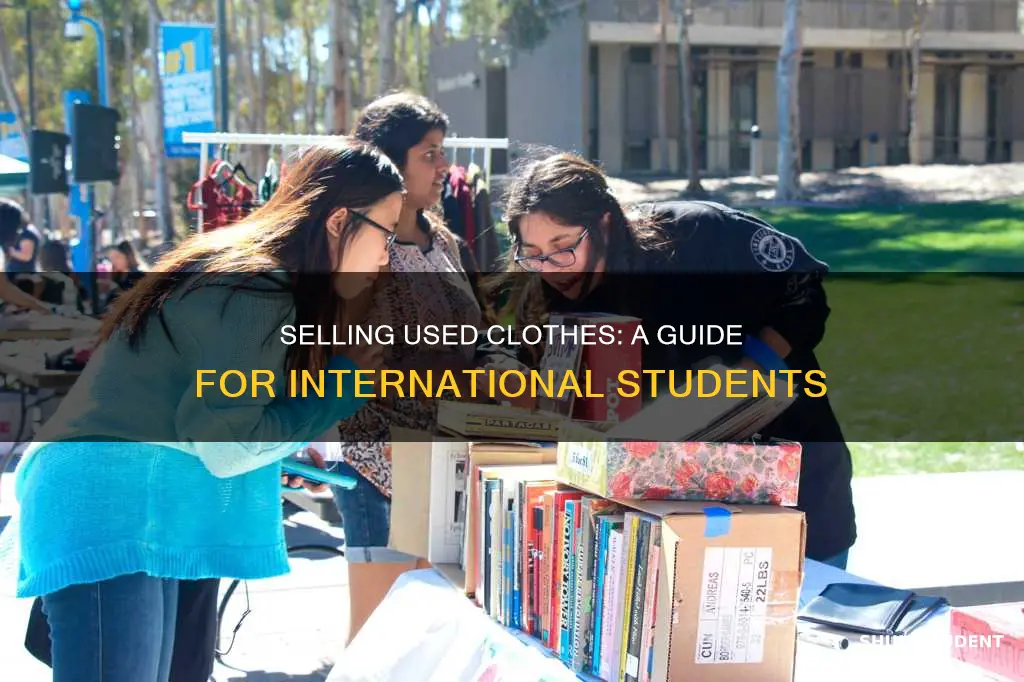 can international students sell used clothes