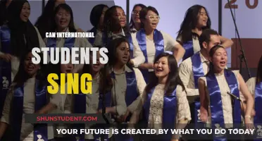 International Students: Can They Sing?