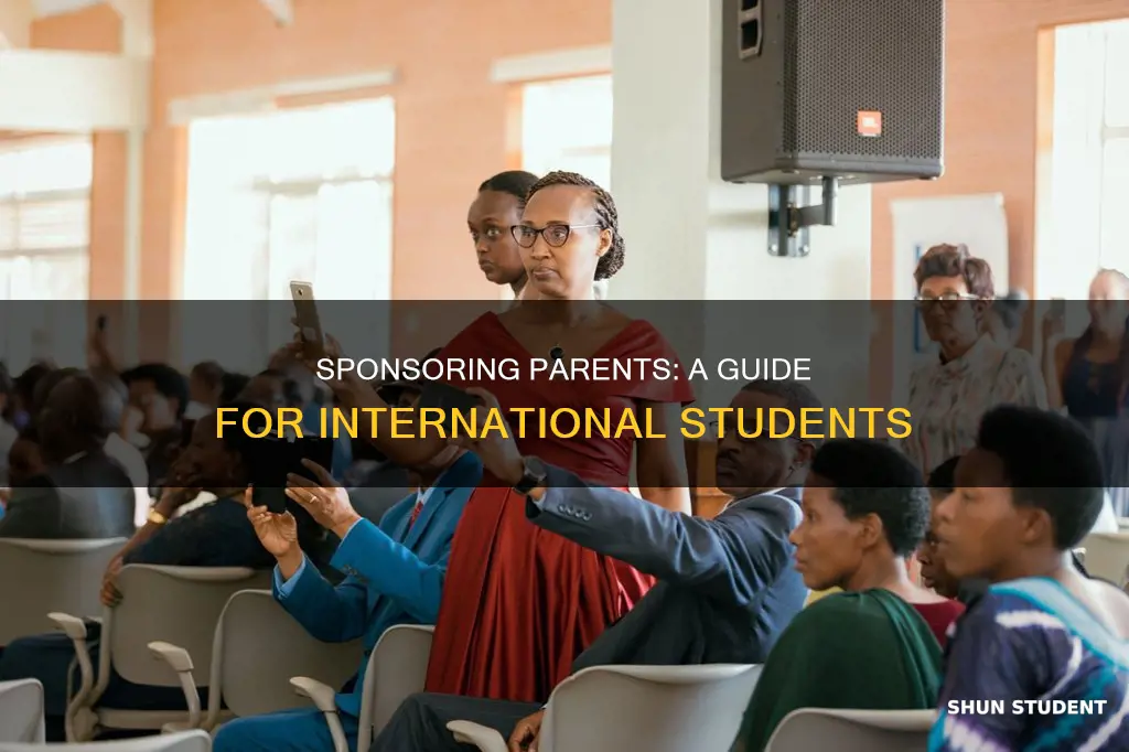 can international students sponsor their parents