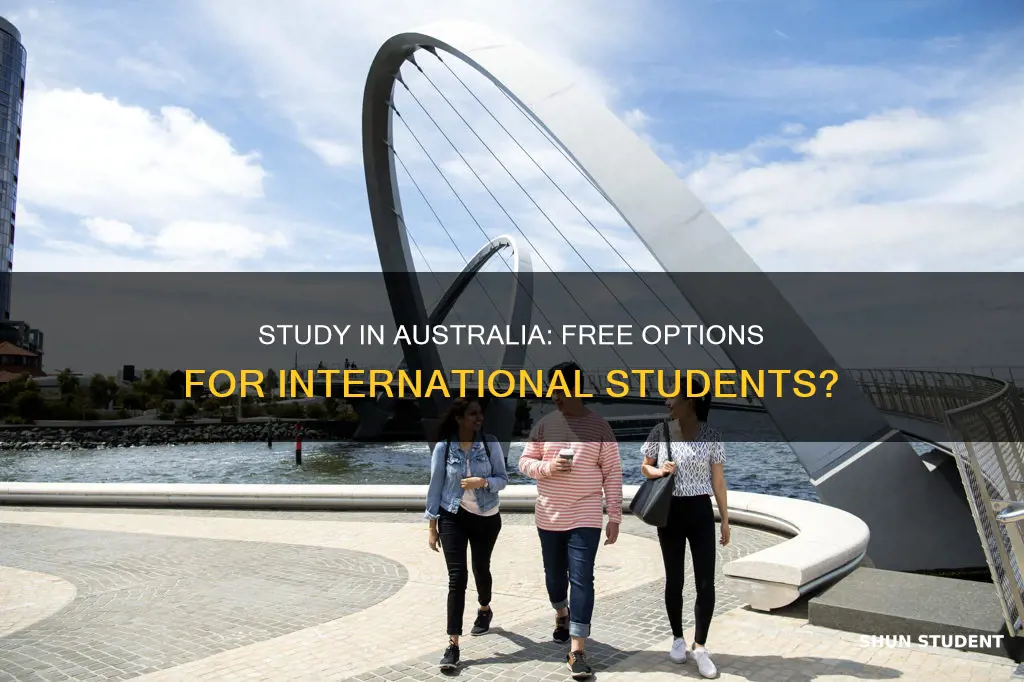can international students study for free in australia