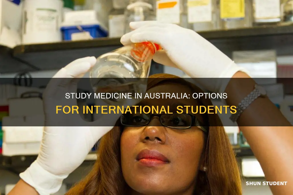 can international students study medicine in australia
