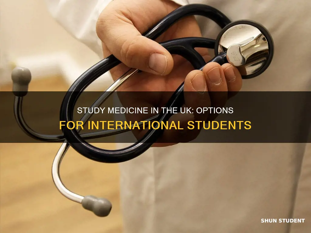 can international students study medicine in uk