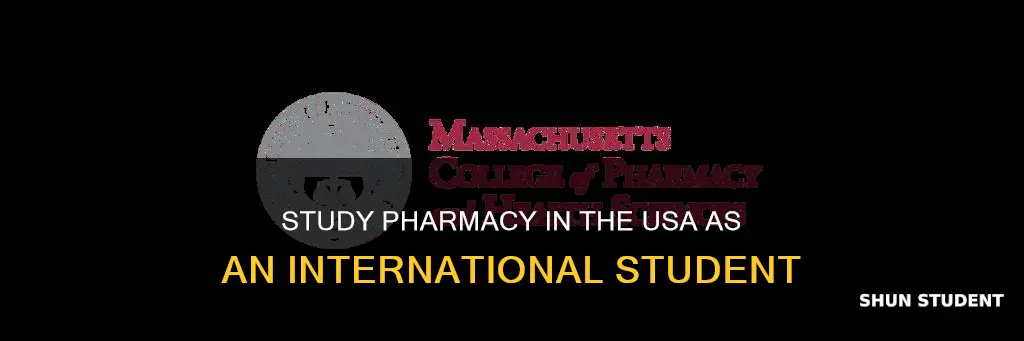 can international students study pharmacy in usa