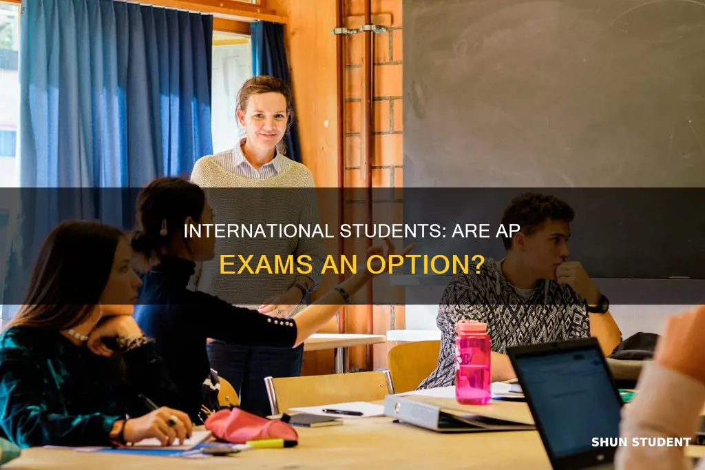 can international students take ap exams