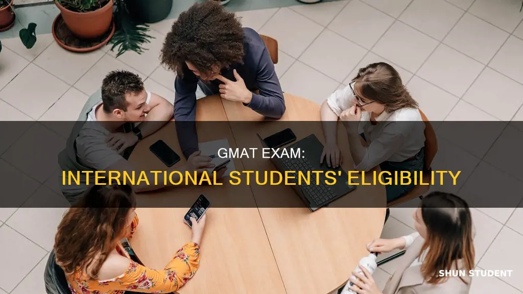 can international students take gmat