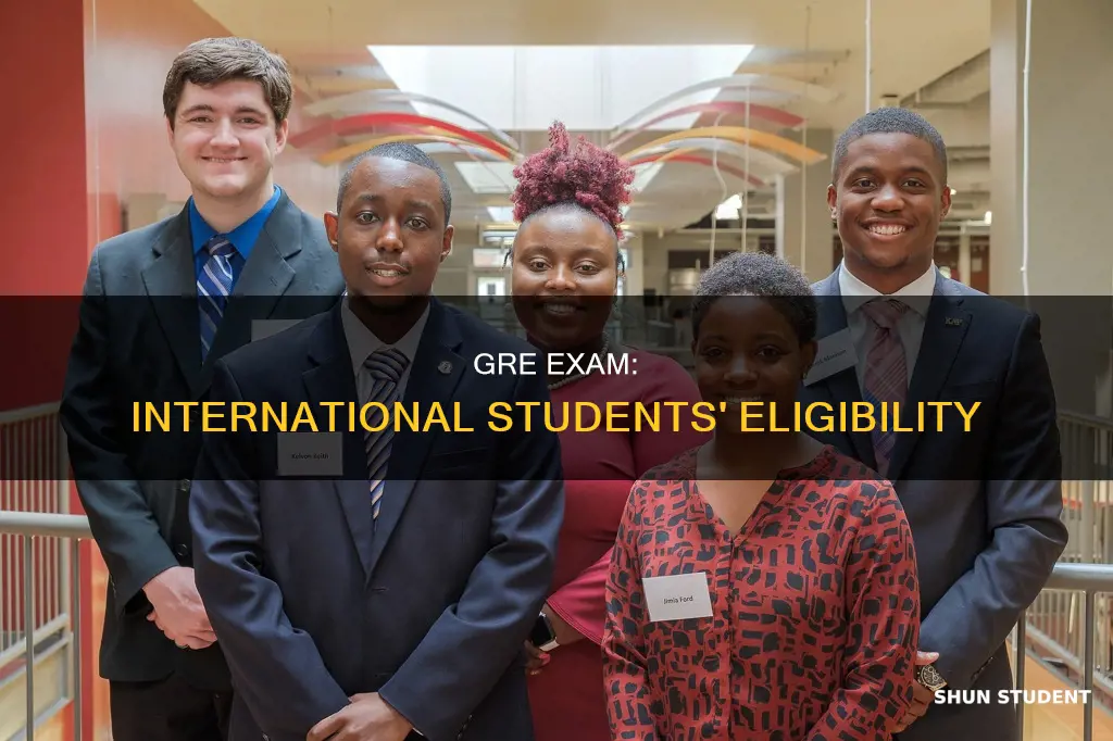 can international students take gre