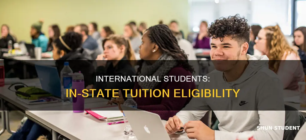 can international students take instate tutiotion